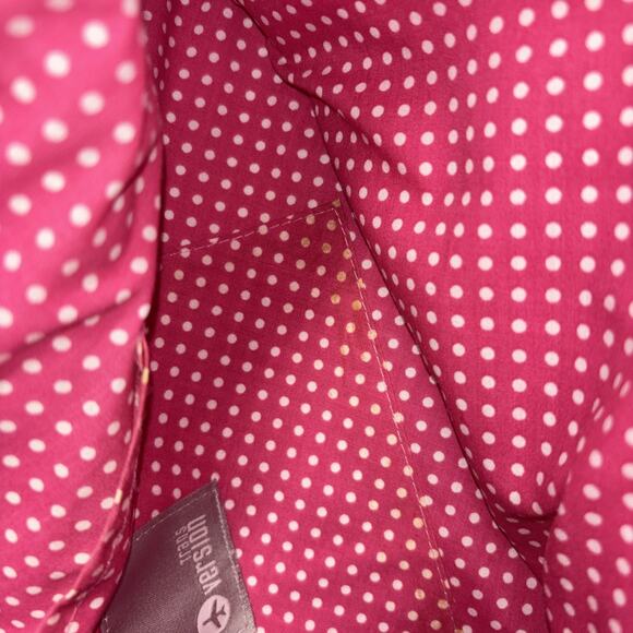 Transversion Tote Vintage 1990s Travel Rare Embellishments Applique Top Handle - Picture 8 of 10